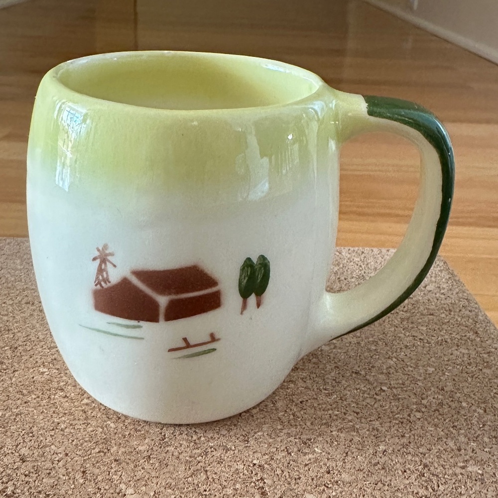 Vintage Brock of California Harvest Mug  3 1/4"